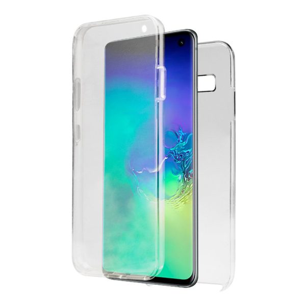 Husa 360 compatibila cu Samsung Galaxy S10, Transparenta fata si spate, Protectie completa, FullBody, Anti-ingalbenire, Silicon TPU3