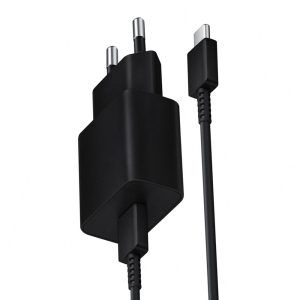 Incarcator tableta compatibil cu Samsung Galaxy Tab A8 (2021), Adaptor 15W, Cablu Tip C la Tip C, 2A, Negru