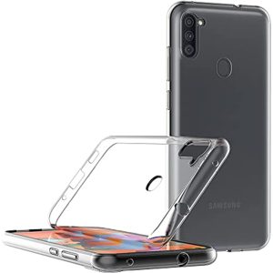 Husa 360 compatibila cu Samsung Galaxy A11/ M11, Transparenta fata si spate, Protectie completa, FullBody, Anti-ingalbenire, Silicon TPU