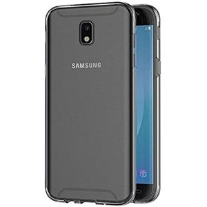 Husa 360 compatibila cu Samsung Galaxy J7 2017, Transparenta fata si spate, Protectie completa, FullBody, Anti-ingalbenire, Silicon TPU3