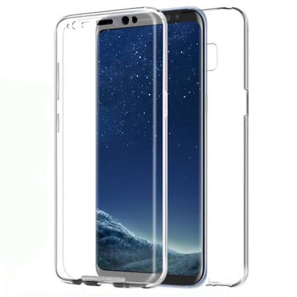 Husa 360 compatibila cu Samsung Galaxy S8, Transparenta fata si spate, Protectie completa, FullBody, Anti-ingalbenire, Silicon TPU3