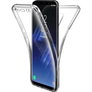 Husa 360 compatibila cu Samsung Galaxy S9, Transparenta fata si spate, Protectie completa, FullBody, Anti-ingalbenire, Silicon TPU