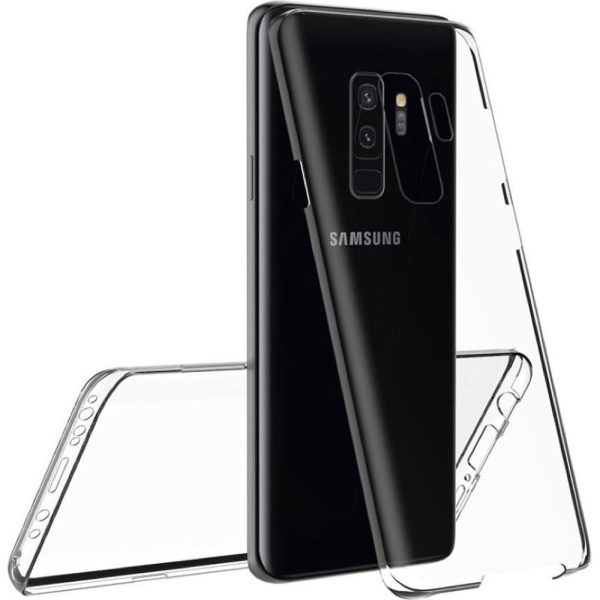 Husa 360 compatibila cu Samsung Galaxy S9, Transparenta fata si spate, Protectie completa, FullBody, Anti-ingalbenire, Silicon TPU2