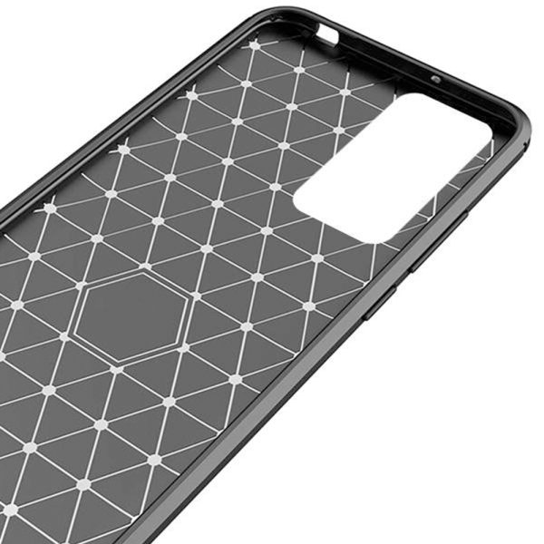 Husa Supreme Carbon compatibila cu Xiaomi Mi 10T Pro, Protectie precisa, Design canelat, Margini ranforsate, Anti-amprente, Negru5