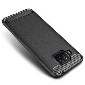 Husa Supreme Carbon compatibila cu Xiaomi Mi 10T Lite, Protectie precisa, Design canelat, Margini ranforsate, Anti-amprente, Negru2