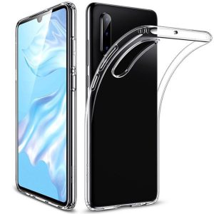 Husa Transparenta compatibila cu Huawei P30, Slim fit, Anti-alunecare, Design minimalist, 1 mm3