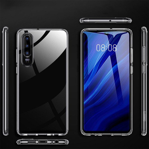 Husa Transparenta compatibila cu Huawei P30, Slim fit, Anti-alunecare, Design minimalist, 1 mm