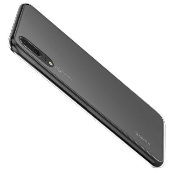 Husa Transparenta compatibila cu Huawei P20, Slim fit, Anti-alunecare, Design minimalist, 1 mm3