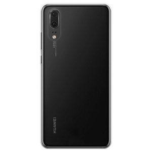 Husa Transparenta compatibila cu Huawei P20, Slim fit, Anti-alunecare, Design minimalist, 1 mm