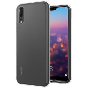 Husa Transparenta compatibila cu Huawei P20, Slim fit, Anti-alunecare, Design minimalist, 1 mm5