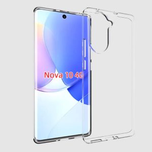 Husa Transparenta compatibila cu Huawei Nova 10, Slim fit, Anti-alunecare, Design minimalist, 1 mm4