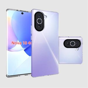 Husa Transparenta compatibila cu Huawei Nova 10, Slim fit, Anti-alunecare, Design minimalist, 1 mm5