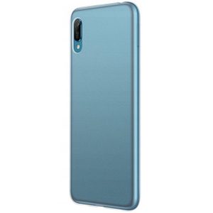 Husa Transparenta compatibila cu Huawei Y6 2019, Slim fit, Anti-alunecare, Design minimalist, 1 mm3