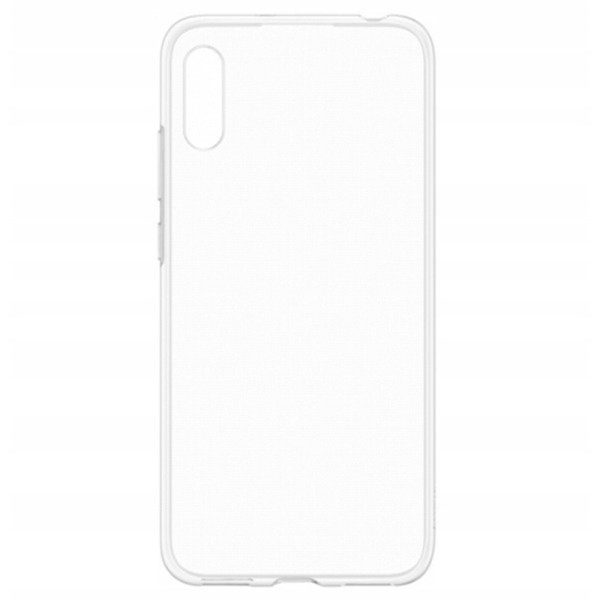 Husa Transparenta compatibila cu Huawei Y6 2019, Slim fit, Anti-alunecare, Design minimalist, 1 mm