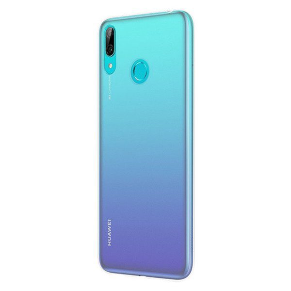 Husa Transparenta compatibila cu Huawei Y7 2019, Slim fit, Anti-alunecare, Design minimalist, 1 mm3