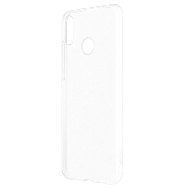 Husa Transparenta compatibila cu Huawei Y7 2019, Slim fit, Anti-alunecare, Design minimalist, 1 mm5