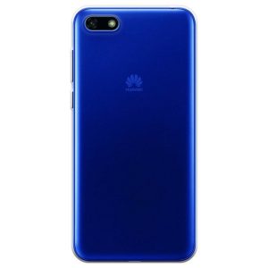 Husa Transparenta compatibila cu Huawei Y5 2018, Slim fit, Anti-alunecare, Design minimalist, 1 mm