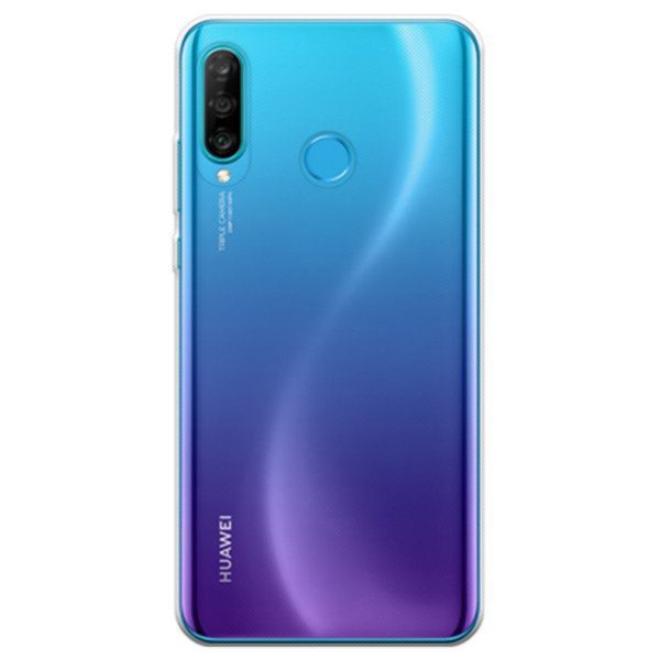 Husa Transparenta compatibila cu Huawei P30 Lite, Slim fit, Anti-alunecare, Design minimalist, 1 mm