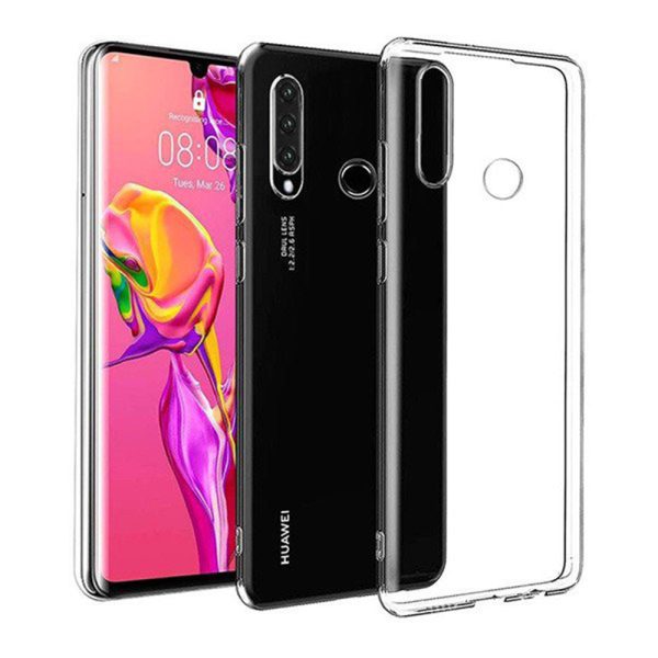 Husa Transparenta compatibila cu Huawei P30 Lite, Slim fit, Anti-alunecare, Design minimalist, 1 mm5