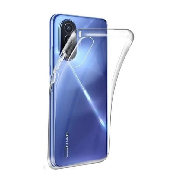 Husa Transparenta compatibila cu Huawei Nova Y70, Slim fit, Anti-alunecare, Design minimalist, 1 mm5