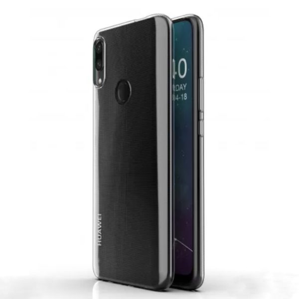 Husa Transparenta compatibila cu Huawei P Smart Z, Slim fit, Anti-alunecare, Design minimalist, 1 mm2