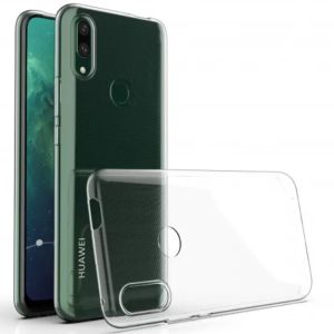 Husa Transparenta compatibila cu Huawei P Smart Z, Slim fit, Anti-alunecare, Design minimalist, 1 mm3