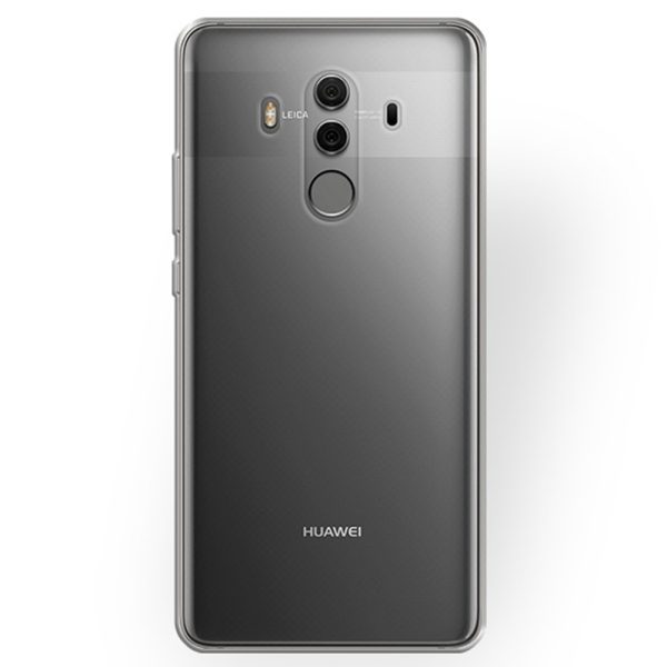 Husa Transparenta compatibila cu Huawei Mate 10 Pro, Slim fit, Anti-alunecare, Design minimalist, 1 mm