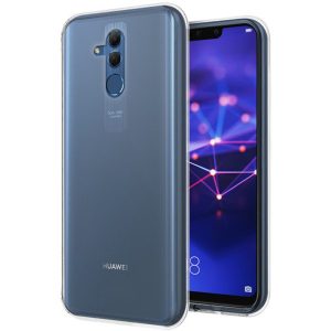 Husa Transparenta compatibila cu Huawei Mate 20 Lite, Slim fit, Anti-alunecare, Design minimalist, 1 mm3