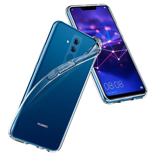 Husa Transparenta compatibila cu Huawei Mate 20 Lite, Slim fit, Anti-alunecare, Design minimalist, 1 mm