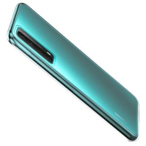 Husa Transparenta compatibila cu Huawei P Smart 2021, Slim fit, Anti-alunecare, Design minimalist, 1 mm5