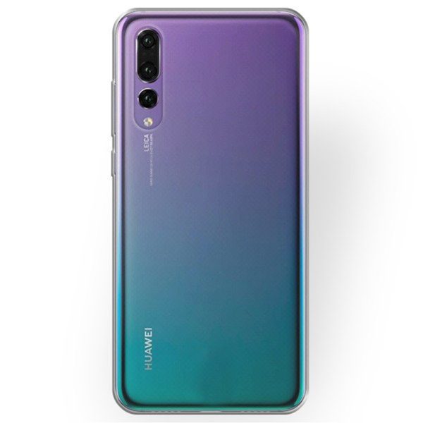 Husa Transparenta compatibila cu Huawei P20 Pro, Slim fit, Anti-alunecare, Design minimalist, 1 mm