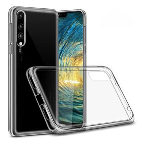 Husa Transparenta compatibila cu Huawei P20 Pro, Slim fit, Anti-alunecare, Design minimalist, 1 mm3