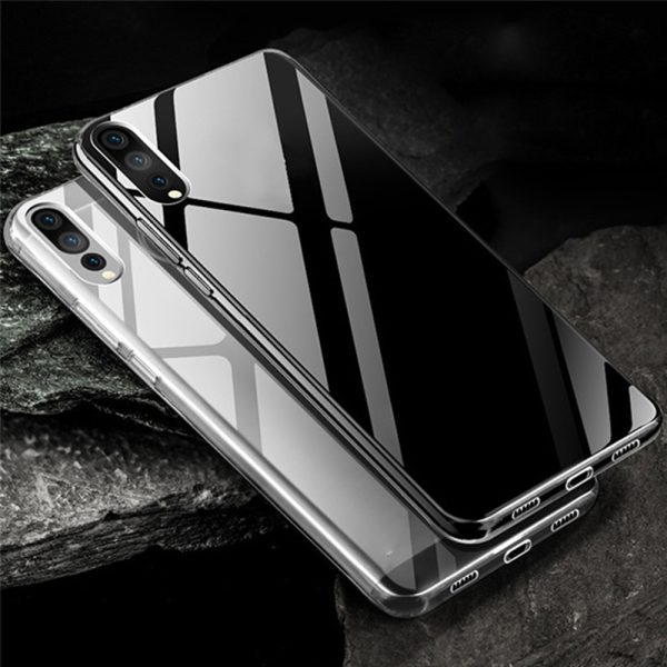 Husa Transparenta compatibila cu Huawei P20 Pro, Slim fit, Anti-alunecare, Design minimalist, 1 mm5