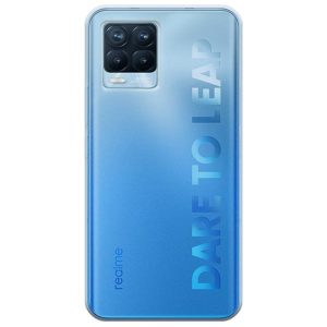 Husa Transparenta compatibila cu Realme 8 / 8 Pro, Slim fit, Anti-alunecare, Design minimalist, 1 mm