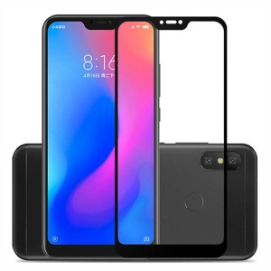 Folie sticla ProElite Protection compatibila cu Xiaomi Mi A2 Lite, Ultra Rezistenta, Full Cover, Full Glue, Calitate Premium, Margini negre