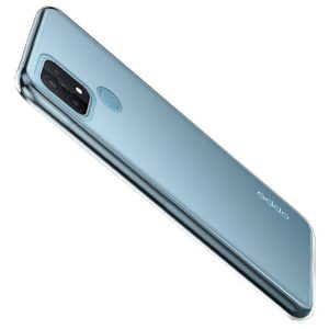 Husa Transparenta compatibila cu Oppo A15 / A15s, Slim fit, Anti-alunecare, Design minimalist, 1 mm5