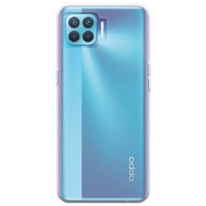 Husa Transparenta compatibila cu Oppo Reno 4 Lite, Slim fit, Anti-alunecare, Design minimalist, 1 mm