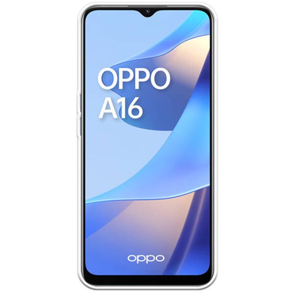 Husa Transparenta compatibila cu Oppo A16 / A16s, Slim fit, Anti-alunecare, Design minimalist, 1 mm3