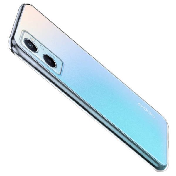 Husa Transparenta compatibila cu Oppo A96 4G, Slim fit, Anti-alunecare, Design minimalist, 1 mm5