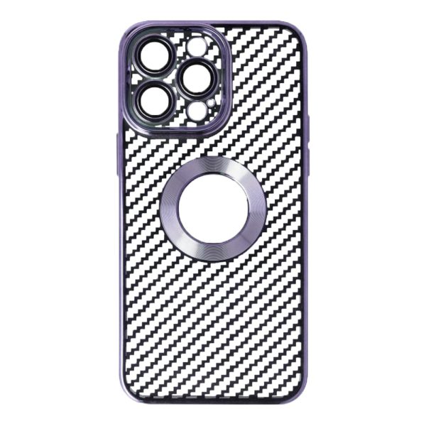 Husa protectie, Compatibila cu Apple iPhone 13 Pro, Graphite Shell, Tip carbon, Slim fit, Protectie camere, Mov2