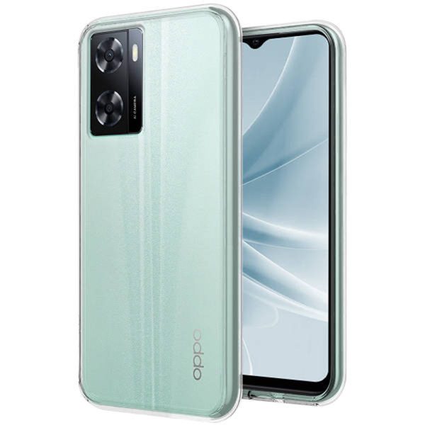 Husa Transparenta compatibila cu Oppo A57 4G / A57s, Slim fit, Anti-alunecare, Design minimalist, 1 mm3