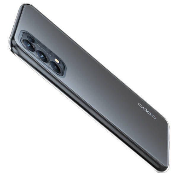 Husa Transparenta compatibila cu Oppo Reno 5/ Find X3 Lite, Slim fit, Anti-alunecare, Design minimalist, 1 mm5