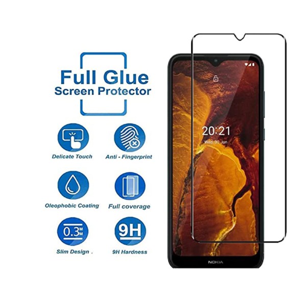 Folie sticla ProElite Protection compatibila cu Nokia C30, Ultra Rezistenta, Full Cover, Full Glue, Calitate Premium, Margini negre - 2