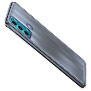 Husa Transparenta compatibila cu Motorola Moto G60, Slim fit, Anti-alunecare, Design minimalist, 1 mm4