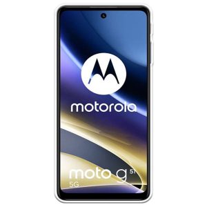 Husa Transparenta compatibila cu Motorola Moto G51 5G, Slim fit, Anti-alunecare, Design minimalist, 1 mm2