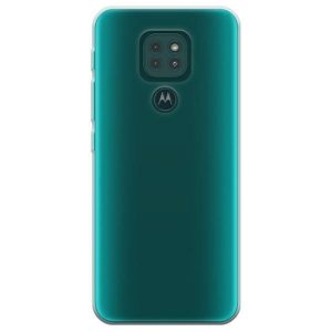 Husa Transparenta compatibila cu Motorola Moto G9 Play / E7 Plus, Slim fit, Anti-alunecare, Design minimalist, 1 mm