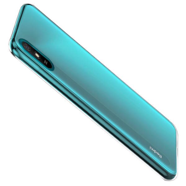 Husa Transparenta compatibila cu Xiaomi Redmi 9A / 9AT, Slim fit, Anti-alunecare, Design minimalist, 1 mm5