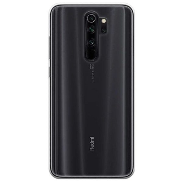 Husa Transparenta compatibila cu Xiaomi Redmi Note 8 Pro, Slim fit, Anti-alunecare, Design minimalist, 1 mm