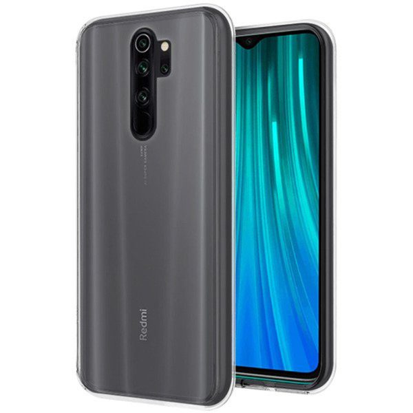 Husa Transparenta compatibila cu Xiaomi Redmi Note 8 Pro, Slim fit, Anti-alunecare, Design minimalist, 1 mm3