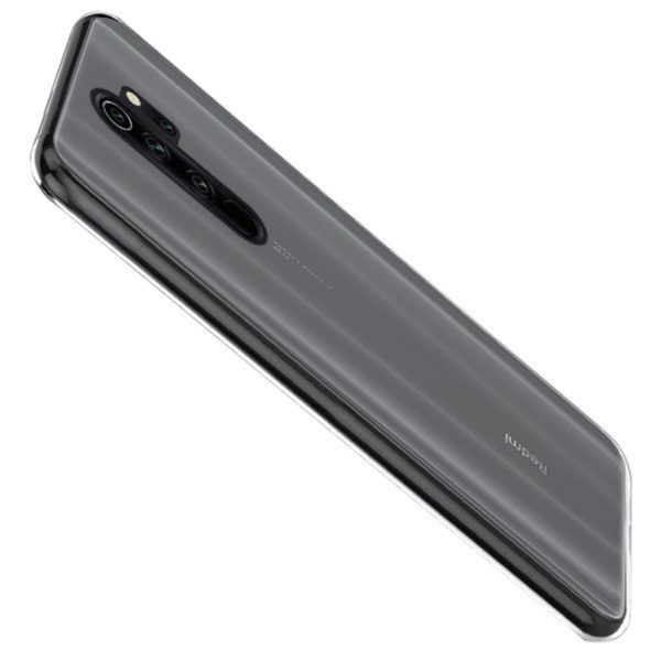 Husa Transparenta compatibila cu Xiaomi Redmi Note 8 Pro, Slim fit, Anti-alunecare, Design minimalist, 1 mm5